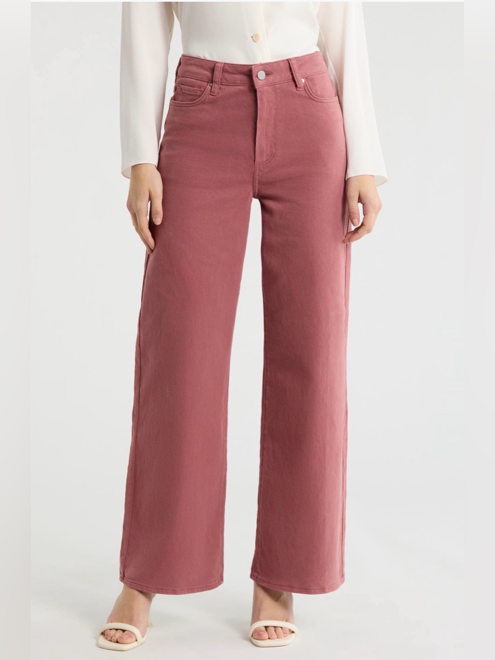 NWT PAIGE Anessa High Waist Wide Leg Jeans